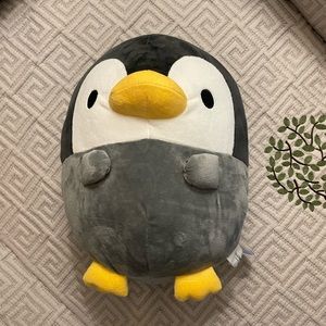New with Tag Takashoji Gray Penguin 14" Plush